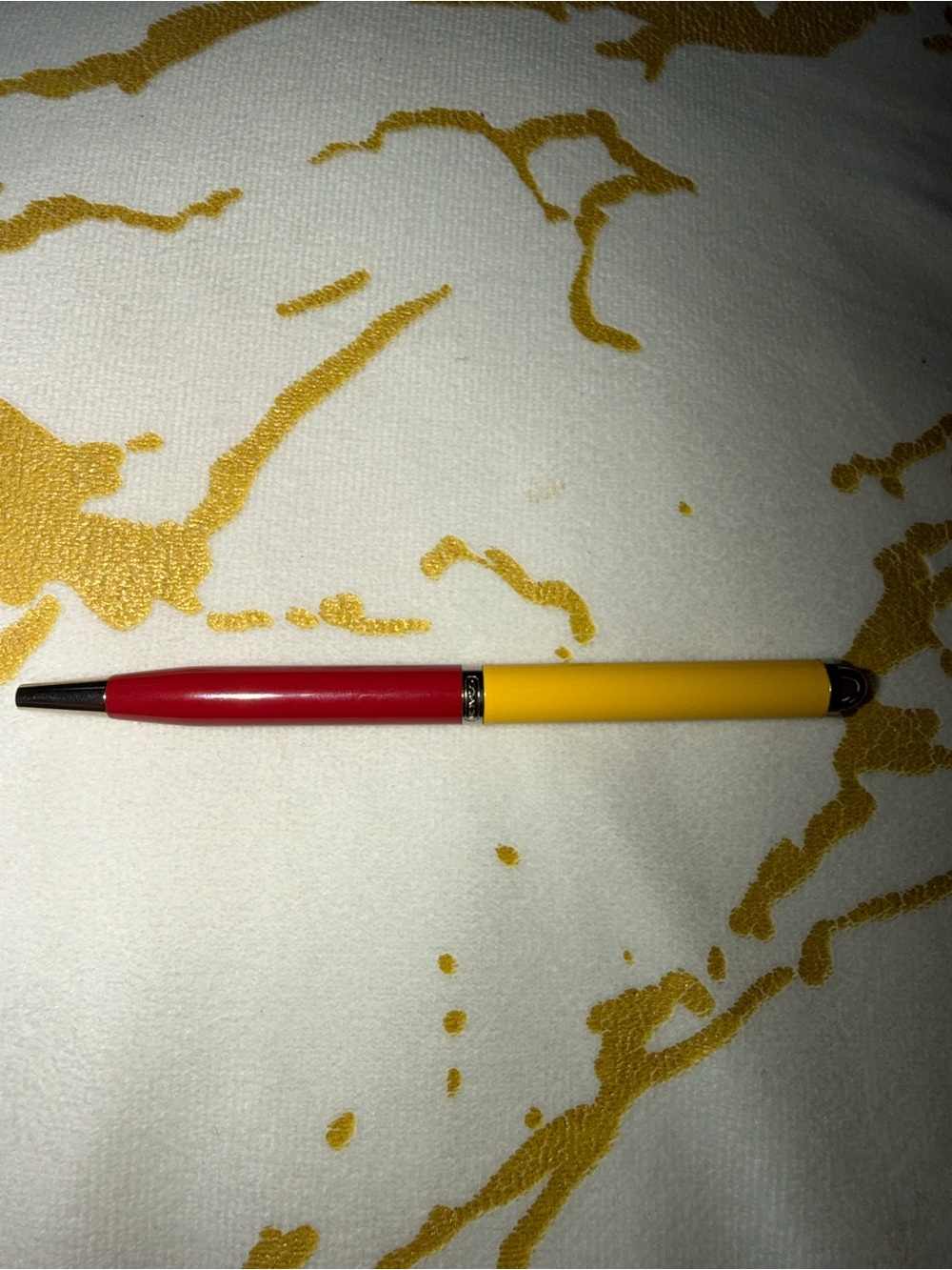 Coach Red and Yellow Pen
